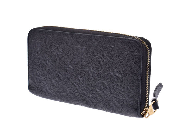 Louis Vuitton Unplant Gippy Wallet Anfini M60545 Women's Men's Genuine Leather Long Wallet B Rank LOUIS VUITTON Used Ginzo