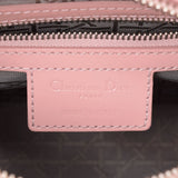 Christian Dior lady Dior pink silver metal fittings Lady's enamel 2WAY bag    Christian Dior is used