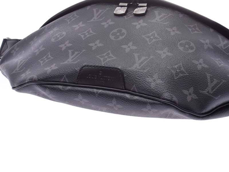 Louis Vuitton Eclipse Discovery Bum Bag Black M44336 Men's Genuine Leather Body Bag Shin-Do Beauty LOUIS VUITTON Used Ginzo