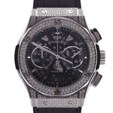 HUBLOT Hublot Classic Fusion Aero Chrono 525.NX.0170.LR.1704 Men's Ti/Rubber Watch Automatic Winding Skeleton Dial A Rank Used Ginzo