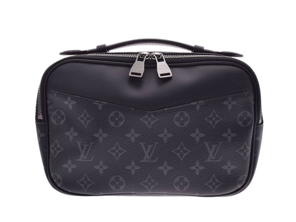 Louis Vuitton Eclipse Bumback Black M42906 Men's 2WAY Bag Unused Good Condition LOUIS VUITTON Used Ginzo