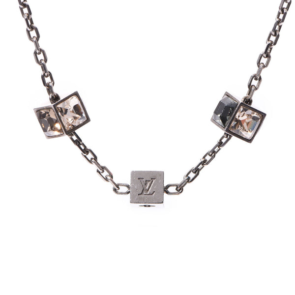 LOUIS VUITTON Louis Vuitton Corrier Gamble Ladies Silver Necklace M65232 Used