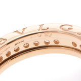 BVLGARI Bvlgari B-ZERO Ring Full Diamond Size XS #53 Ladies K18YG / Diamond Ring / Ring No. 12 Used