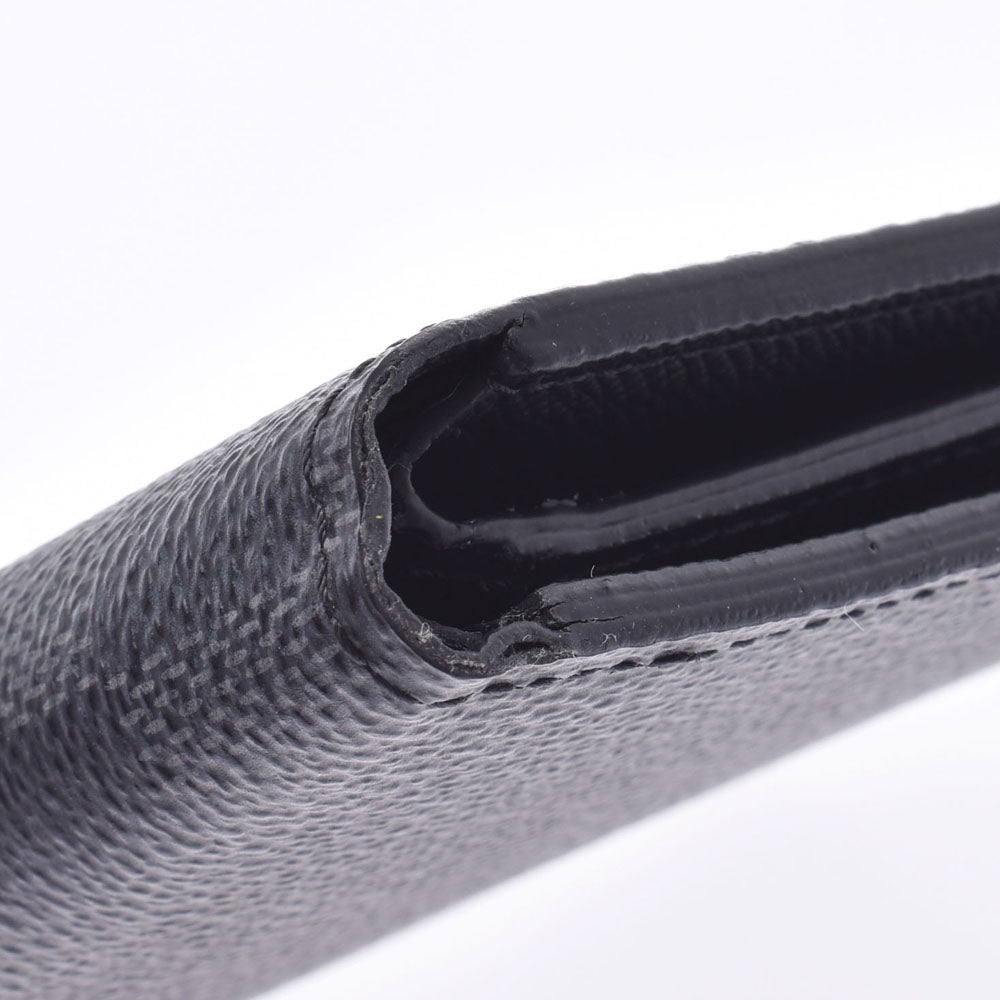 ルイヴィトングラフィット ポルトフォイユアメリゴNM 黒/グレー メンズ