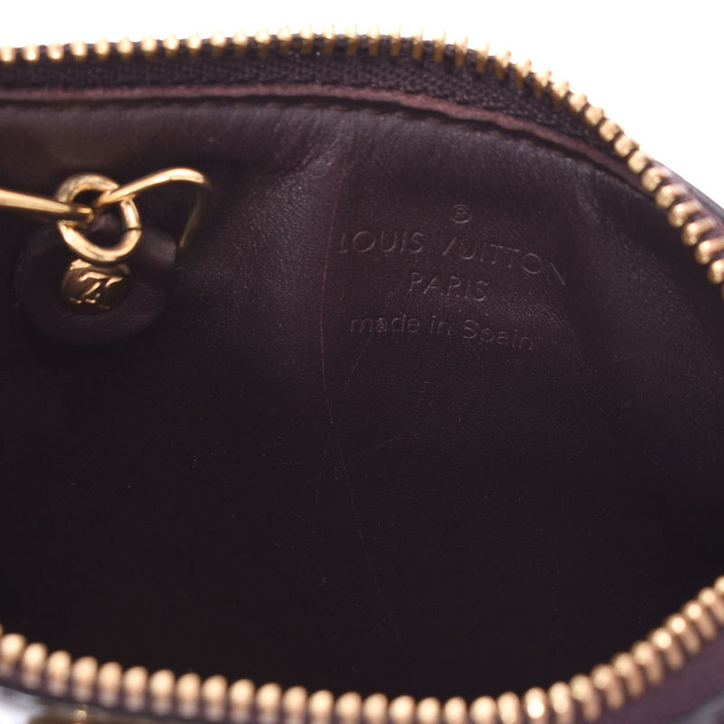 Louis Vuitton pochette Creek nm14125 amaranth ladies Monogram VERNIS coin case