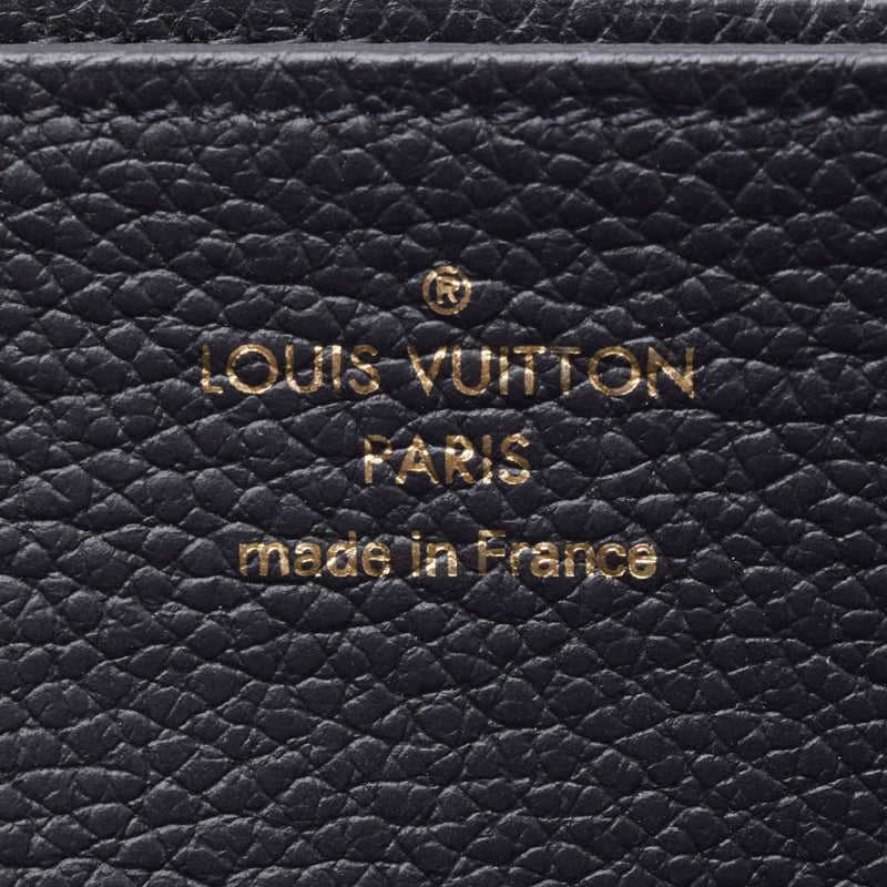 Louis Vuitton Anplant Zippy Wallet 14145 Black Leather Wallet M61864 LOUIS VUITTON Used