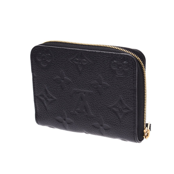 Louis Vuitton amplant zippy coin Perth black Unisex leather coin case m60574 used
