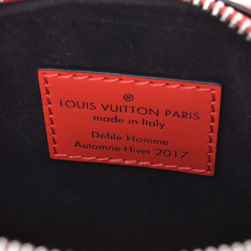 LOUIS VUITTON Louis Vuitton Epi Danube PPM Supreme Collaboration Rare Red/White M53434 Unisex Epi Leather Shoulder Bag Shindo Used Ginzo