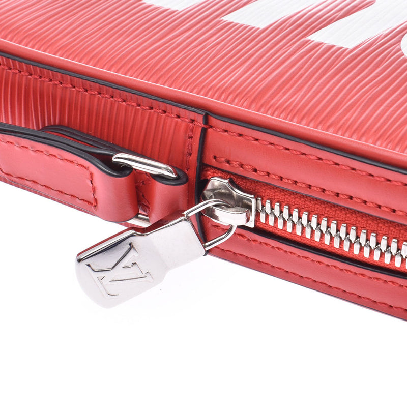 Louis Vuitton Danube PPM Supreme Collaboration Rare 14127 Red/White Unisex  Epi Leather Shoulder Bag M53434 LOUIS VUITTON Used – 銀蔵オンライン