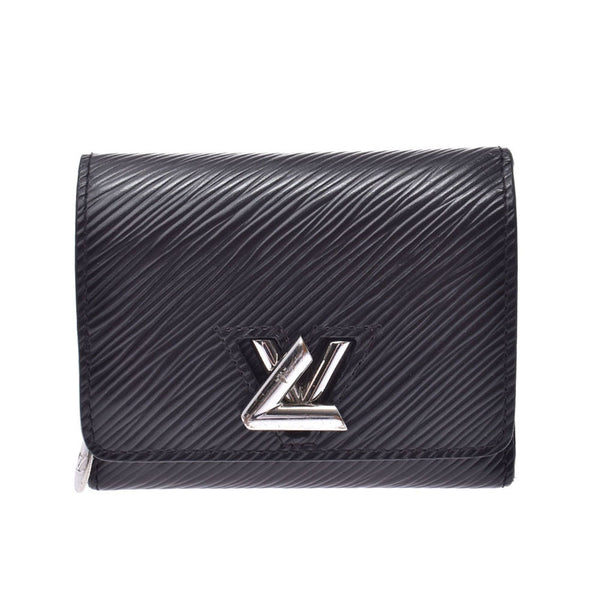 LOUIS VUITTON ルイヴィトンポルトフォイユツイスト XS    Oh, three Pineau Waal unisex fold wallet M63322 is used