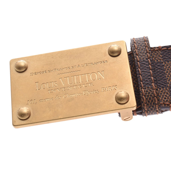 LOUIS VUITTON ルイヴィトンサンチュール アヴァントゥール 
 14137 ゴールド金具 メンズ ダミエキャンバス ベルト
 M68410 
 中古