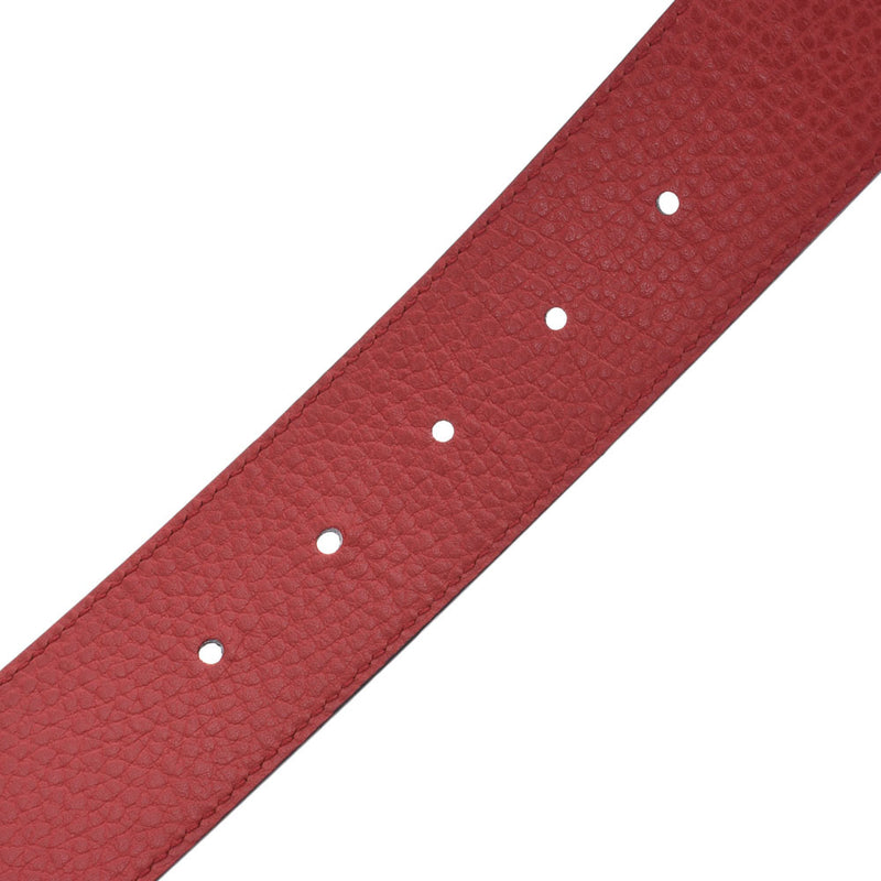 Gucci Reversible Belt Outlets, Black/Red × Gold Gold Golden Belts