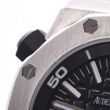 AUDEMARS PIGUET オーデマピゲ ロイヤルオーク オフショア ダイバー 15703ST.OO.A002CA.01 メンズ SS/ラバー 腕時計 自動巻き 黒文字盤 Aランク 中古 銀蔵