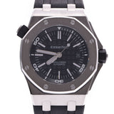 AUDEMARS PIGUET オーデマピゲ ロイヤルオーク オフショア ダイバー 15703ST.OO.A002CA.01 メンズ SS/ラバー 腕時計 自動巻き 黒文字盤 Aランク 中古 銀蔵