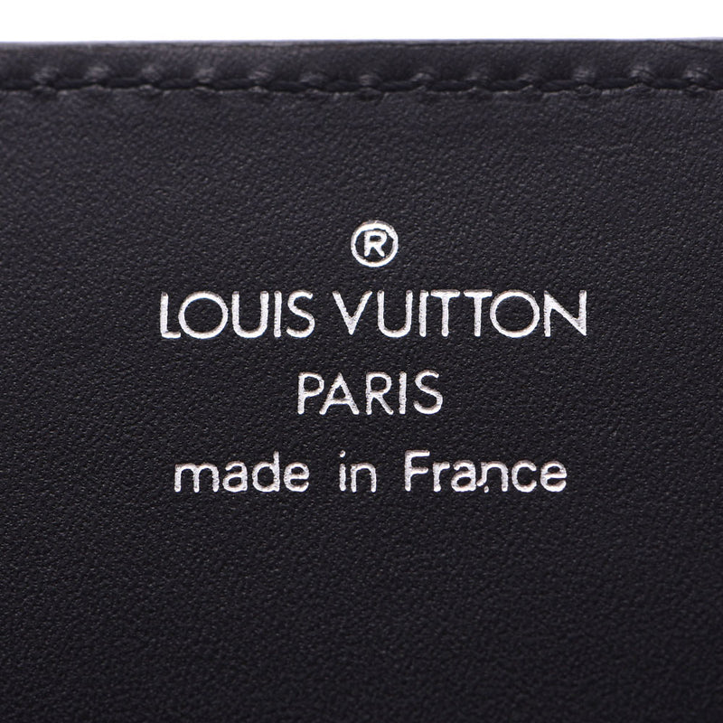LOUIS VUITTON Louis Vuitton Exotic Line Business Card Holder Noir (Black) Unisex Lizard Card Case Shindo Used Ginzo