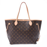 LOUIS VUITTON Louis Vuitton Monogram Neverfull MM Beige M40995 Unisex Tote Bag New Ginzo