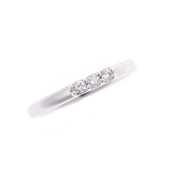 STAR JEWELRY star jewelry No. 10 ladies Pt950 Platinum Diamond 0.12 CT ring-ring a rank second-hand silver