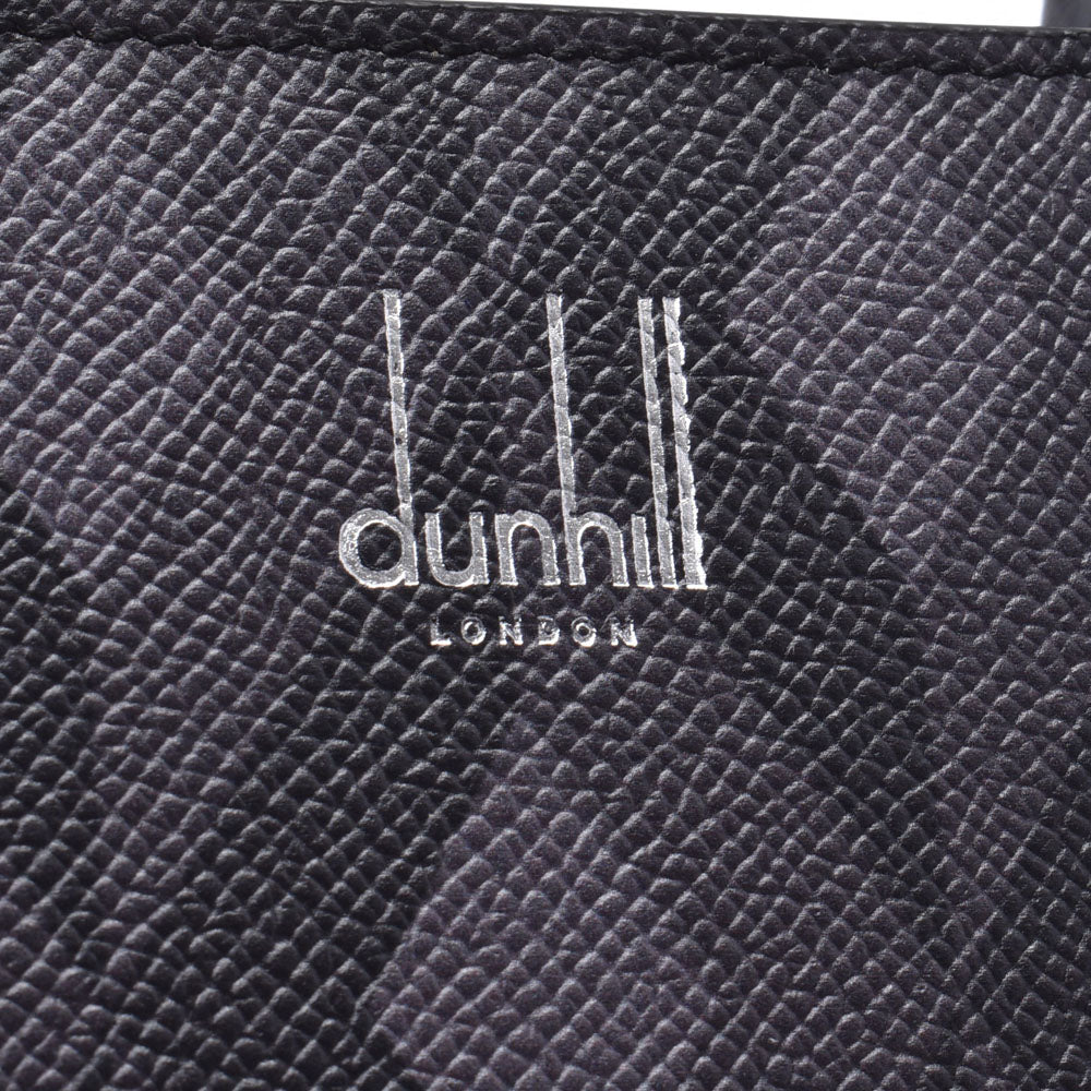 ダンヒルカドカン 黒 グレー シルバー金具 メンズ レザー トートバッグ Dunhill 中古 – 銀蔵オンライン