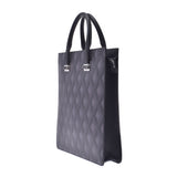 Dunhill Dunhill Kadokan Black Gray Silver Hardware Men's Leather Tote Bag Used