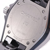 CHANEL シャネル J12 33mm 新型 H0682 ボーイズ 黒セラミック/SS 腕時計 クオーツ 黒文字盤 Aランク 中古 銀蔵