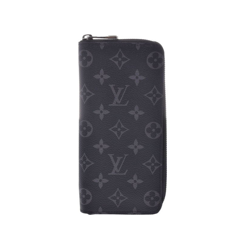 Louis Vuitton Monogram eclipse zippy wallet vernal Black / Gree m62295 men's wallet