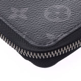 Louis Vuitton Monogram eclipse zippy wallet vernal Black / Gree m62295 men's wallet