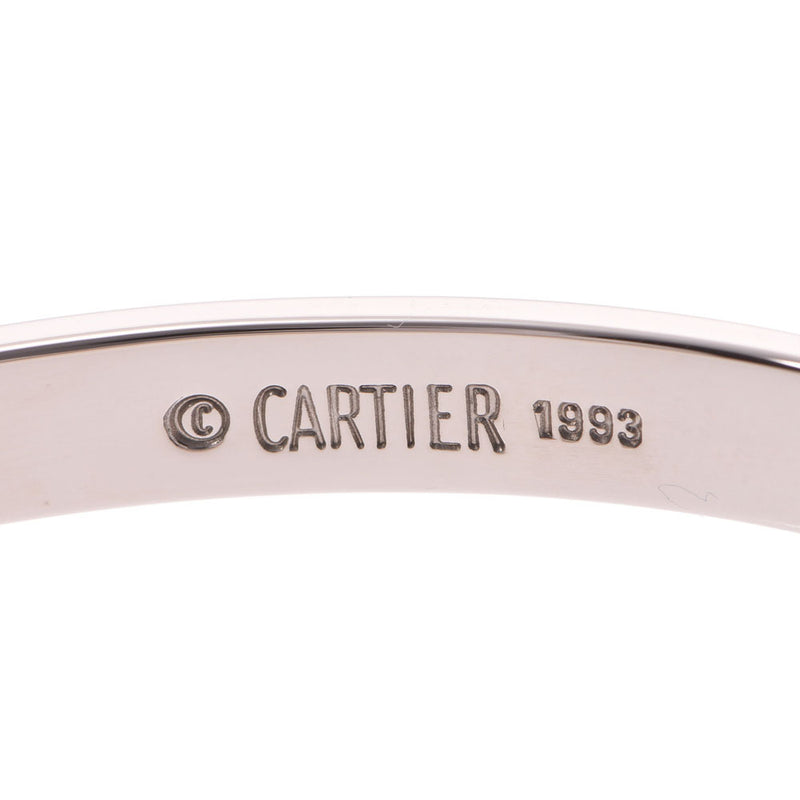 CARTIER Cartier love bracelet old model #17 unisex K18WG bracelet A rank used silver storehouse