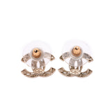 CHANEL CHANEL COCOMARK 13 Years Gold Metal Fittings Women's Earrings Used