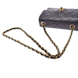 CHANEL CHANEL Mini Matasse Chain Shoulder Bag Black Gold Hardware Ladies Lambskin Shoulder Bag Used