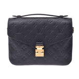 LOUIS VUITTON Louis Vuitton Anplant Pochette Metis MM Noir Ladies Leather 2WAY Bag M41487 Used