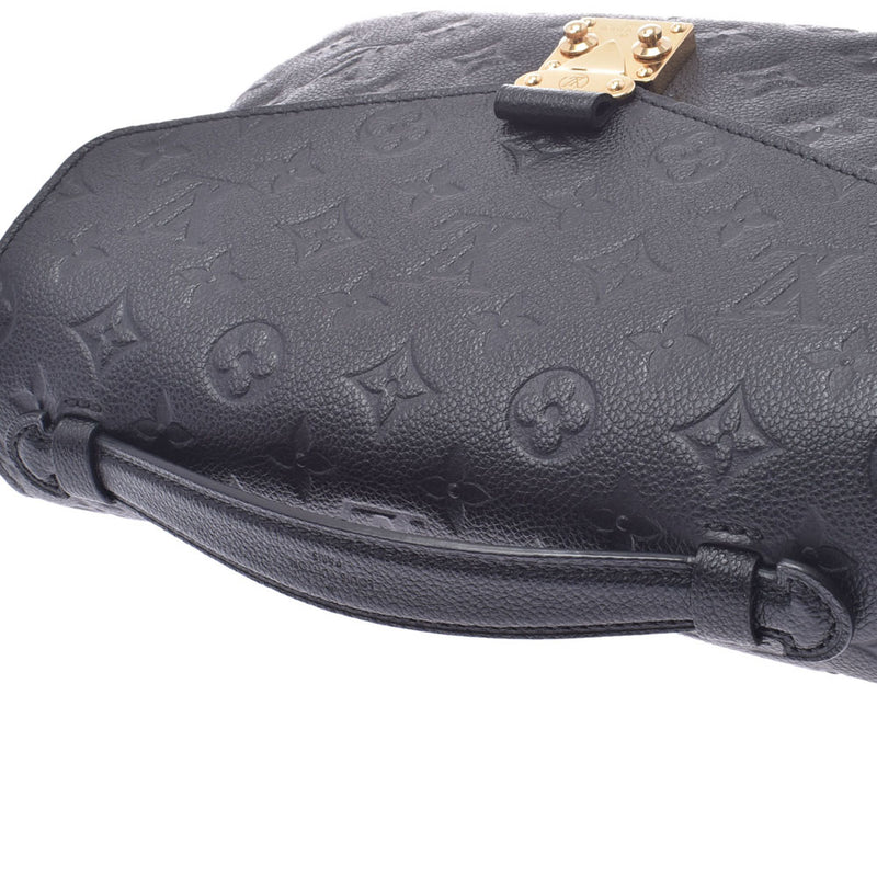 LOUIS VUITTON Louis Vuitton Anplant Pochette Metis MM Noir Ladies Leather 2WAY Bag M41487 Used