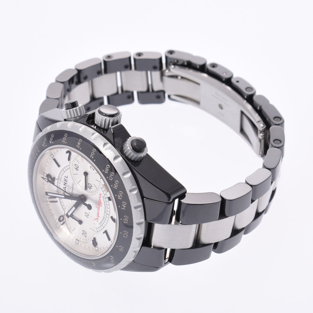 シャネルJ12 スーパーレッジェーラ メンズ 腕時計 H1624 CHANEL 中古