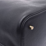 HERMES Hermes Picotan Lock GM Black C Engraved (around 2018) Engraved Ladies Taurillon Clemence Handbag Used