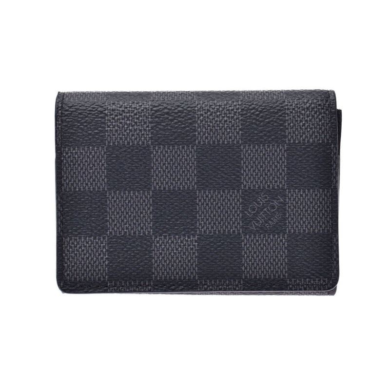 Louis Vuitton Damier Graphite Bifold Card Holder Pass Case Men