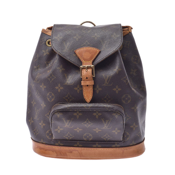 LOUIS VUITTON ルイヴィトンモンスリMM 
 モノグラム ブラウン レディース モノグラムキャンバス リュック・デイパック
 M51136 
 中古