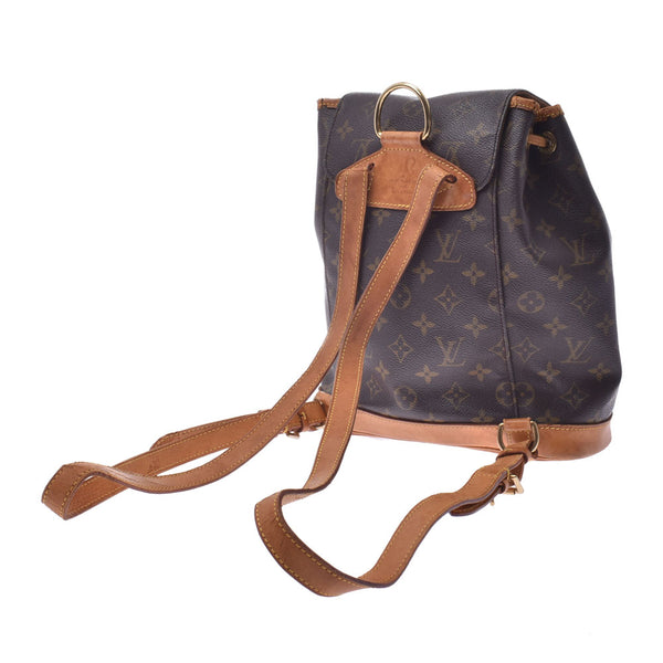 LOUIS VUITTON ルイヴィトンモンスリMM 
 モノグラム ブラウン レディース モノグラムキャンバス リュック・デイパック
 M51136 
 中古