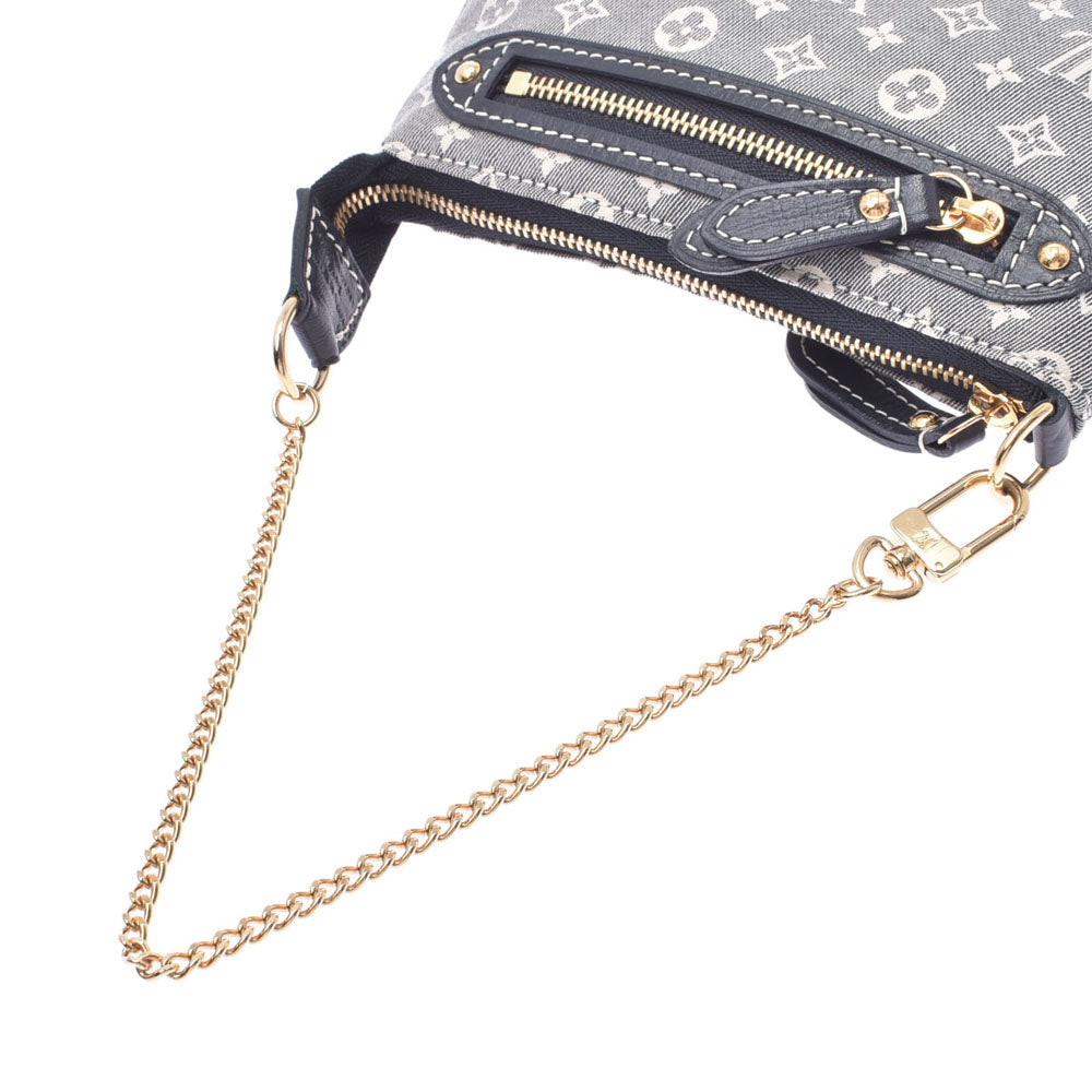 LOUIS VUITTON ルイヴィトン モノグラム ミニラン ミニポシェット アクセソワール プラティーヌ M95754 レディース キャンバス  アクセサリーポーチ Aランク 中古 銀蔵