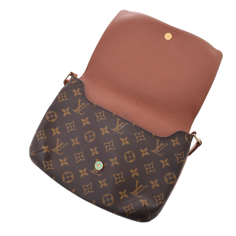 LOUIS VUITTON Louis Vuitton Musette Tango Short 14145 Brown Ladies Monogram Canvas Shoulder Bag M51257 Used