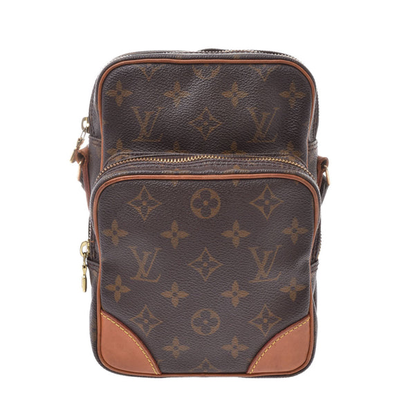 LOUIS VUITTON Louis Vuitton Amazon brown gold metal fittings unisex monogram canvas shoulder bag M45236 used