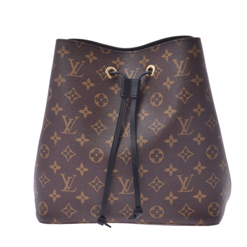 LOUIS VUITTON Louis Vuitton Neo Noe 14145 Noir Ladies Monogram Canvas Shoulder Bag M44020 Used