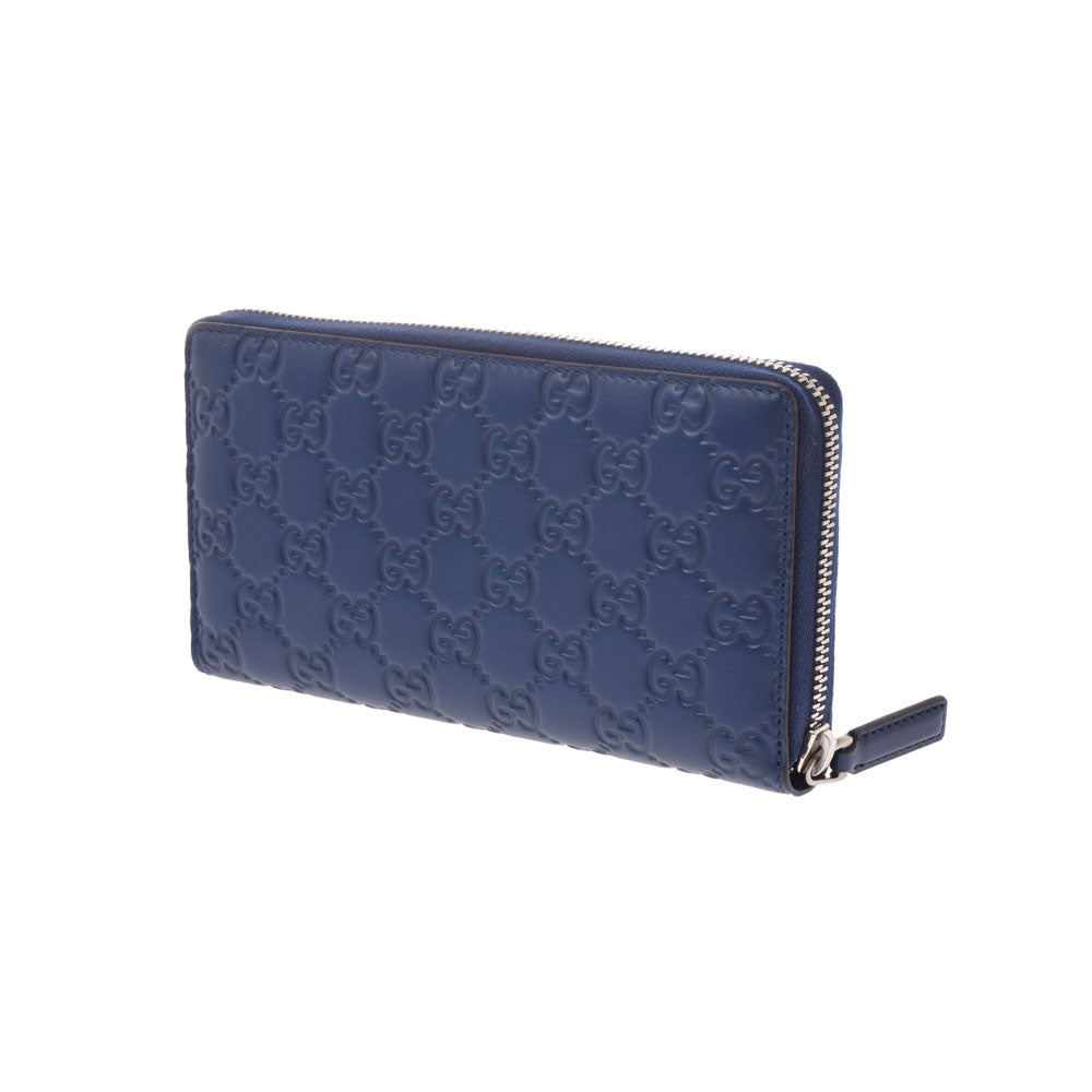 日曜日まで！GUCCI 長財布 GUCCI グッチ 長財布 ネイビー