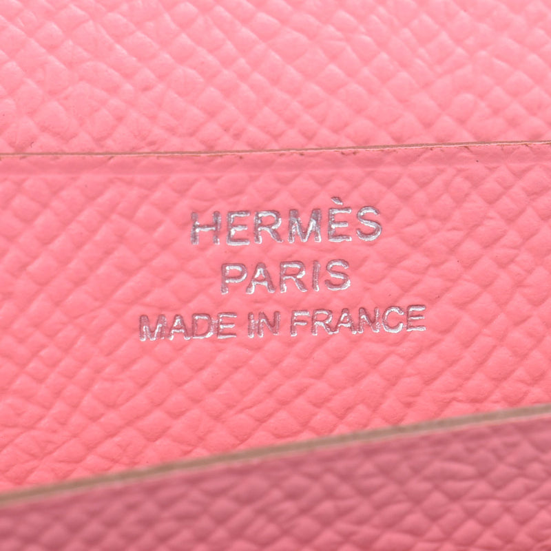 HERMES Hermesbansbanssouffle, Rose, confetti, silver, gold, T, T, T-T, and T, 2015, tick, Mr. Vauemson, long wallet.