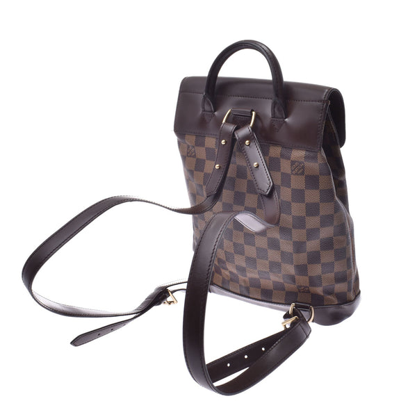 LOUIS VUITTON Louis Vuitton Soho Damier Brown Ladies Damier Canvas Backpack Daypack N51132 Used