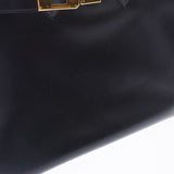 HERMES Hermes, 35, black gold fittings, Z tick marks (around 1996) unisex BOX carf handbag, B rank, used silver storehouse.