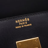 HERMMES爱马仕巴金35黑色金具○Z刻印（1996年左右）中性BOX卡夫手提包B级二手银藏