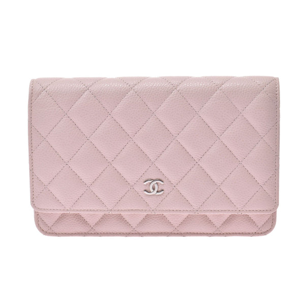 Chanel Maestro pink caviar Wallet Chain