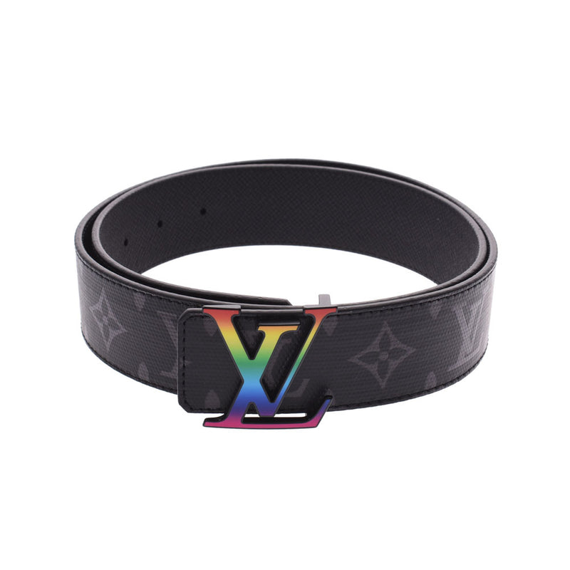 Louis Vuitton Pre-Owned Initiales Rainbow Reversible Belt - Black