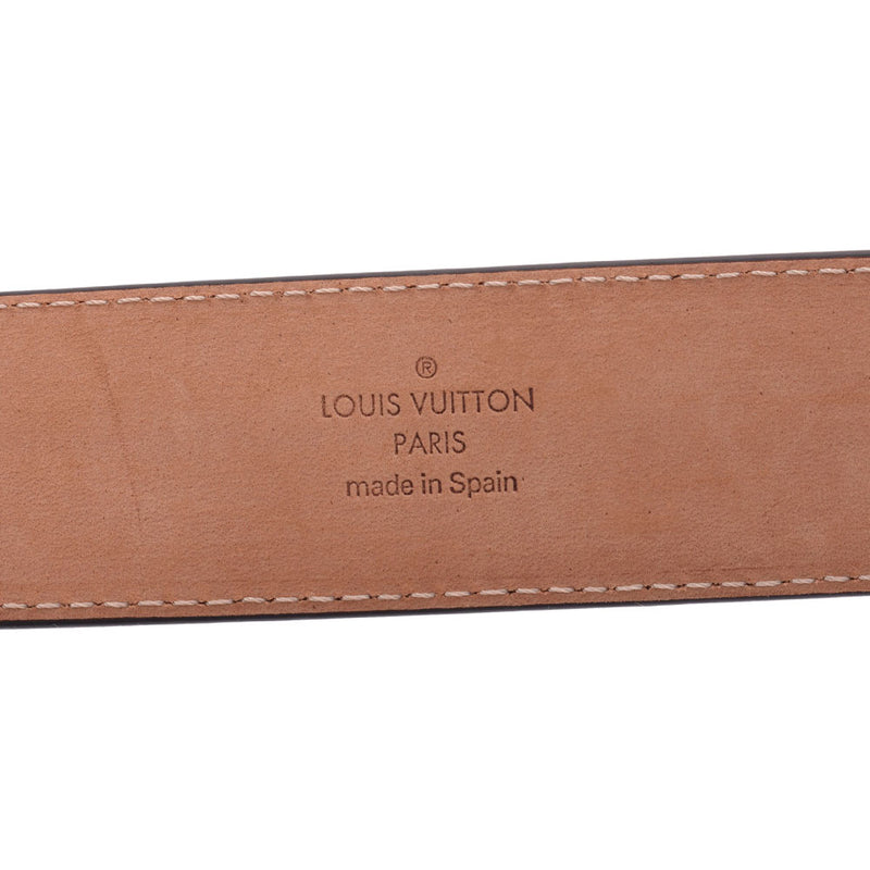 LOUIS VUITTON ルイヴィトン モノグラム チタニウム サンチュール ヴォワジャー 90cm グレー系 MP0143 メンズ モノグラムキャンバス ベルト Bランク 中古 銀蔵