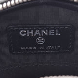 CHANEL シャネル ボタニカルプリント チェーンポシェット 黒/白 シルバー金具 レディース ラムスキン ショルダーバッグ 未使用 銀蔵