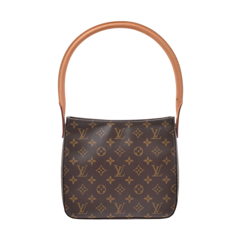 LOUIS VUITTON ルイヴィトン モノグラム ルーピングMM  ブラウン M51146 レディース モノグラムキャンバス ワンショルダーバッグ ABランク 中古 銀蔵